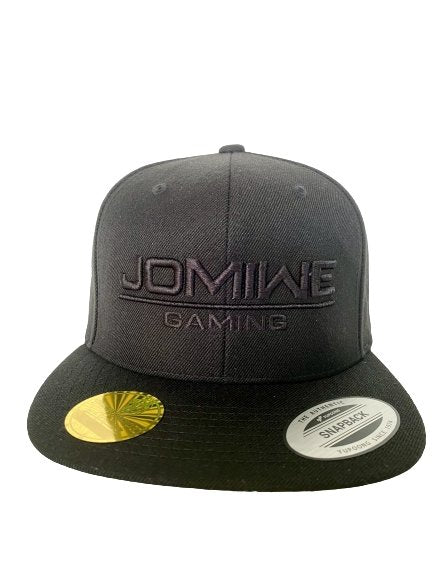 JOMIWE Gaming - Classic 6-Panel Snapback - schwarz/schwarz - BrandYourCap.de