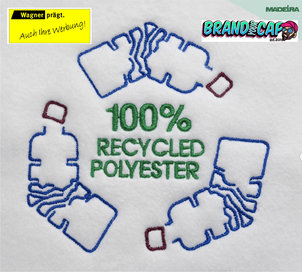 Ab jetzt ist unser Stickgarn recycelt - dank Madeira bei BrandYourCap ! - BrandYourCap.de