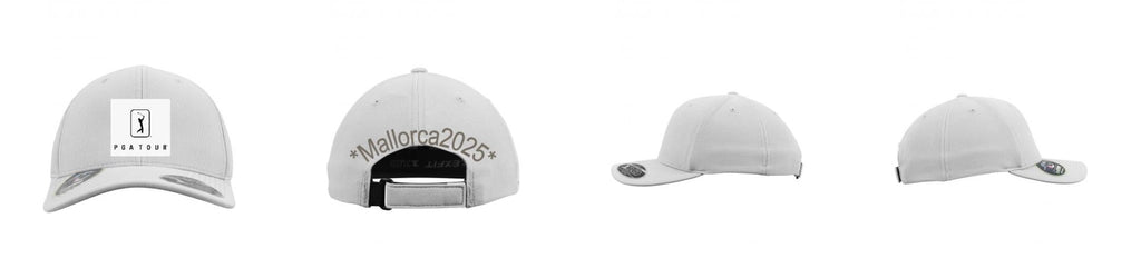 110 Cool & Dry Mini Pique 6 - Panel - silber - BrandYourCap.de