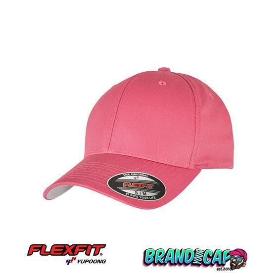 Flexfit Wooly Combed 6-Panel Cap - Dark Pink