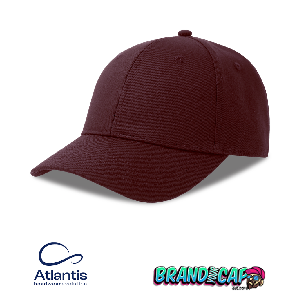 Atlantis twill Basecap recycled - burgundy