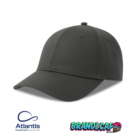 Atlantis twill Basecap recycled - dunkelgrau