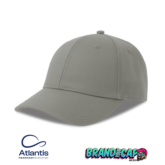 Atlantis twill Basecap recycled - hellgrau