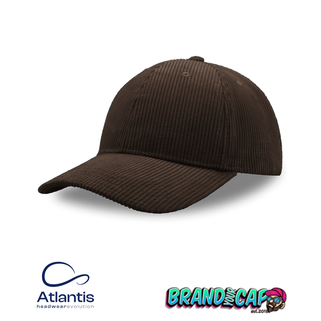 Atlantis Cordy-S Cap recycled - brown - BrandYourCap.de