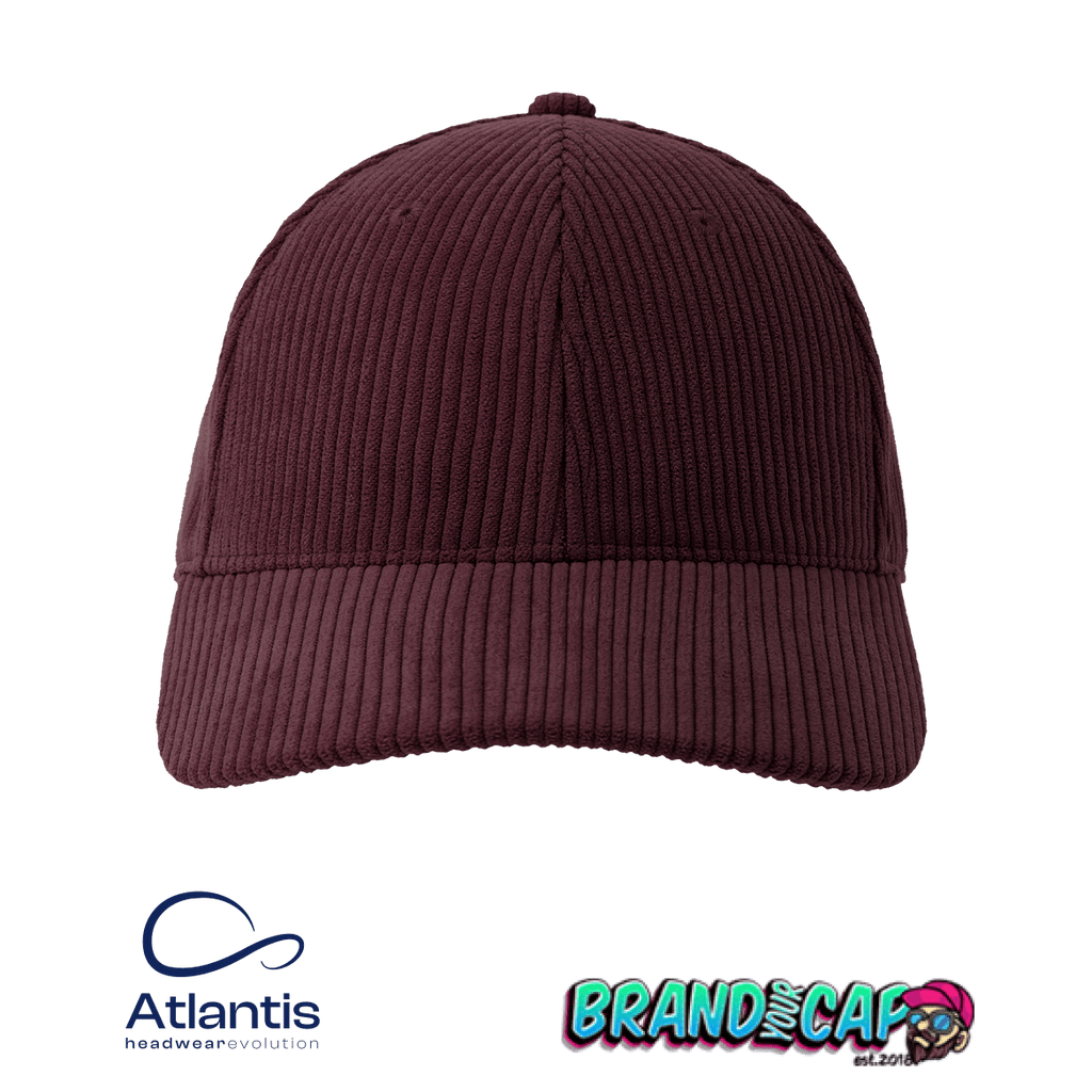 Atlantis Cordy-S Cap recycled - burgundy - BrandYourCap.de