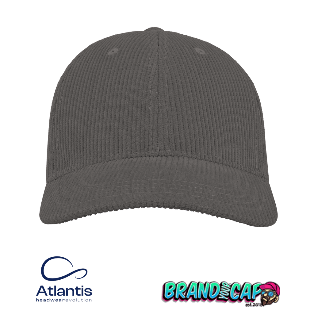 Atlantis Cordy-S Cap recycled - grey - BrandYourCap.de