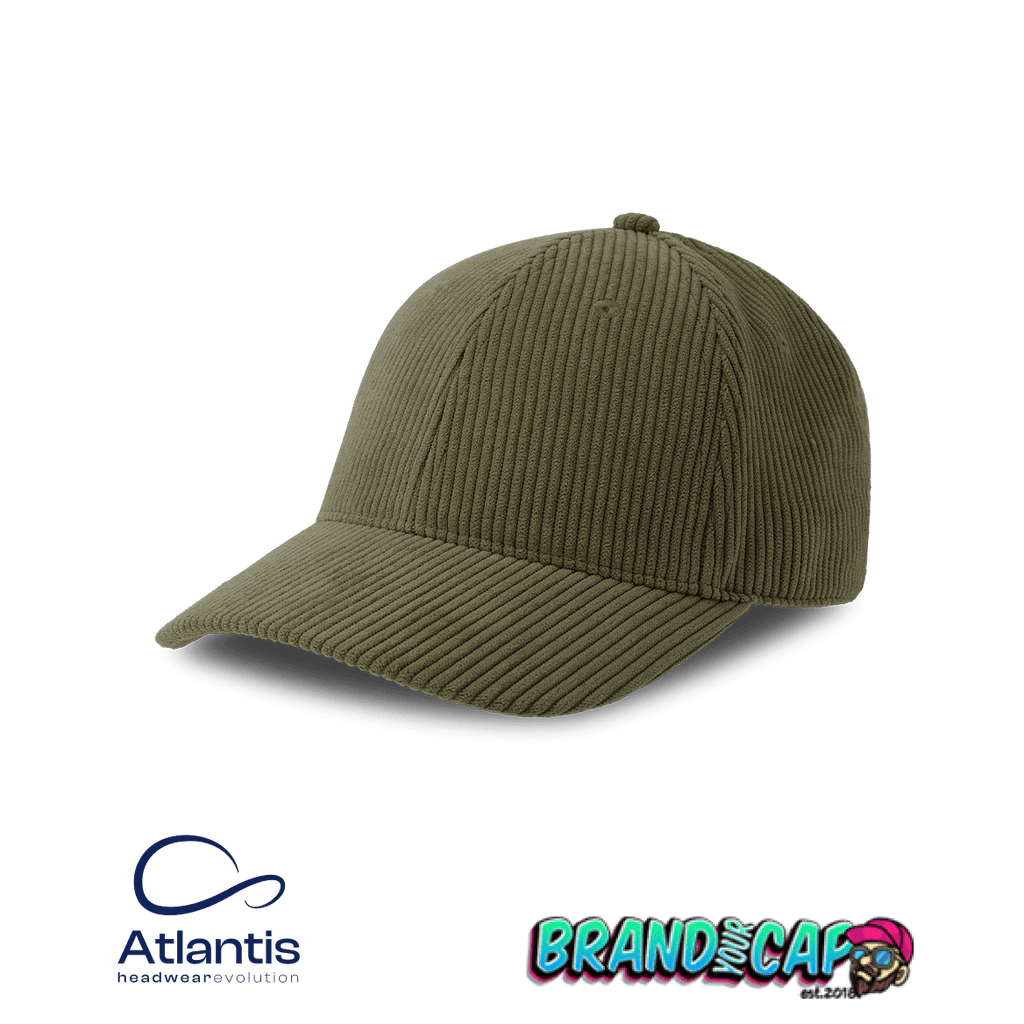 Atlantis Cordy-S Cap recycled - olive - BrandYourCap.de
