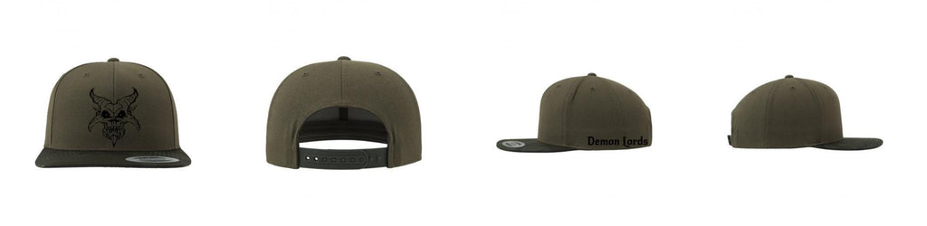 Camo Visor 6 - Panel Snapback - olive camouflage - BrandYourCap.de