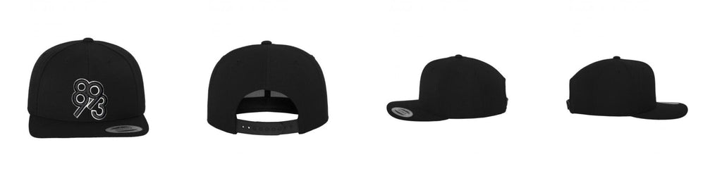 Classic 6 - Panel Snapback - schwarz / schwarz - BrandYourCap.de