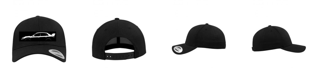 Curved Classic 6 - Panel Snapback - schwarz - BrandYourCap.de