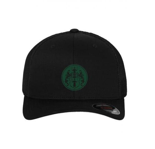 Flexfit Mesh Trucker - schwarz - BrandYourCap.de