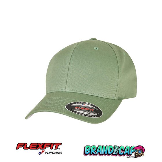 Flexfit Wooly Combed 6 - Panel Cap - Dark Leaf Green - BrandYourCap.de