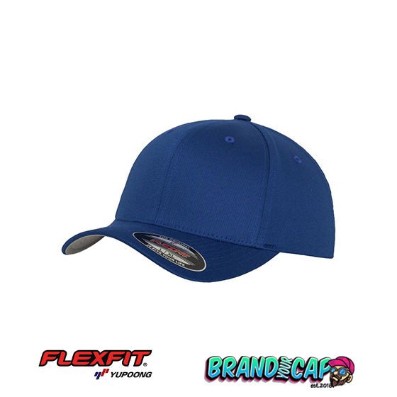 Flexfit Wooly Combed 6 - Panel Cap - Royal - BrandYourCap.de