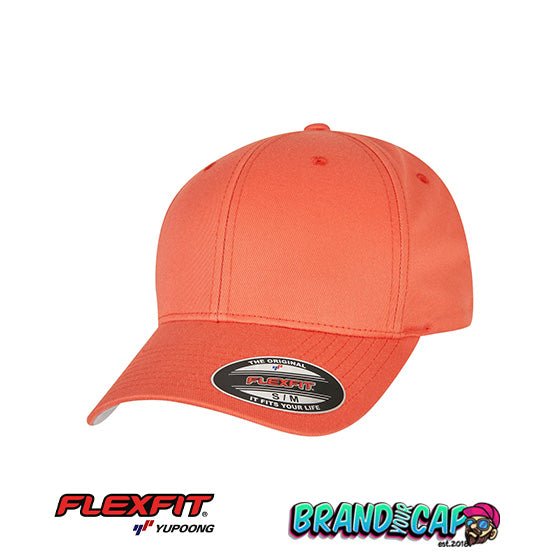 Flexfit Wooly Combed 6 - Panel Cap - Spicy Orange - BrandYourCap.de