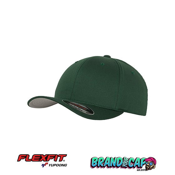 Flexfit Wooly Combed 6 - Panel Cap - Spruce - BrandYourCap.de