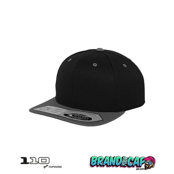 110 Fitted Snapback - black/grey - BrandYourCap.de