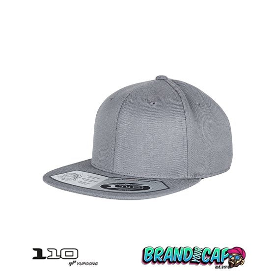 110 Fitted Snapback - grey - BrandYourCap.de