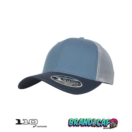 110 Trucker - blue tones - BrandYourCap.de