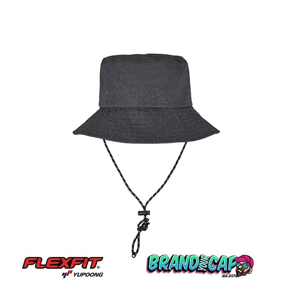 Adjustable Flexfit Bucket Hat - heather grey - BrandYourCap.de