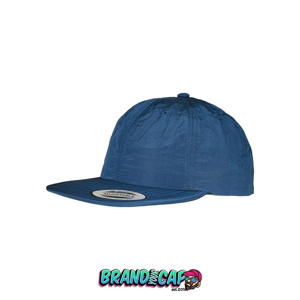 Adjustable Nylon 6-Panel Cap - blau - BrandyourCap.de