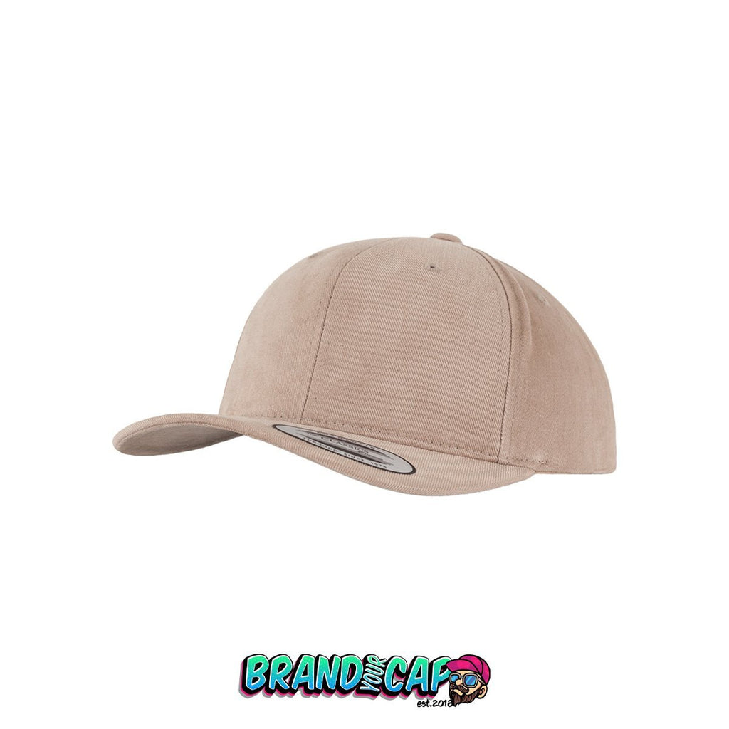 Brushed Cotton Twill Mid-Profile - khaki - BrandyourCap.de