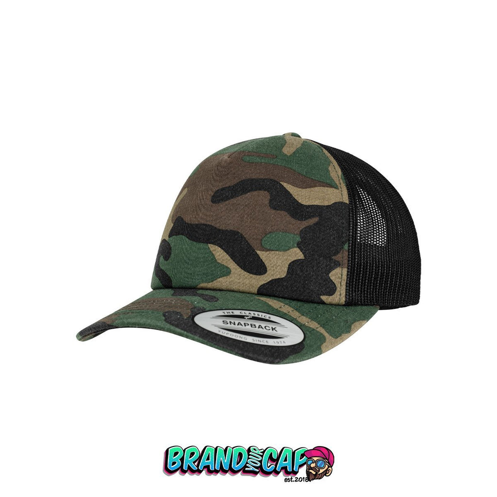 Camo Trucker Cap - woodland - BrandyourCap.de