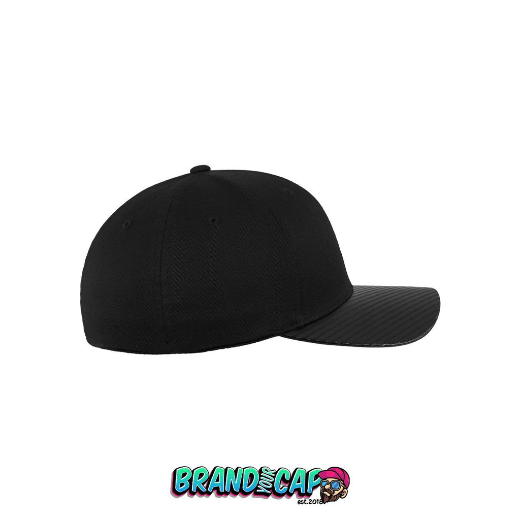 Casquette Flexfit Carbon Noir - Taille Unique, 80% Acrylique 20% Laine, Neuve Avec étiquettes