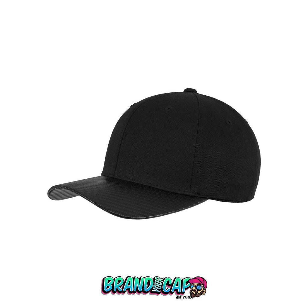 Carbon Flexfit - schwarz - BrandyourCap.de