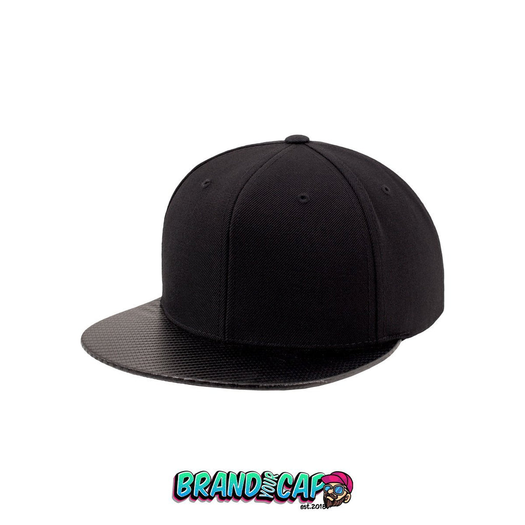 Carbon Snapback- schwarz - BrandyourCap.de