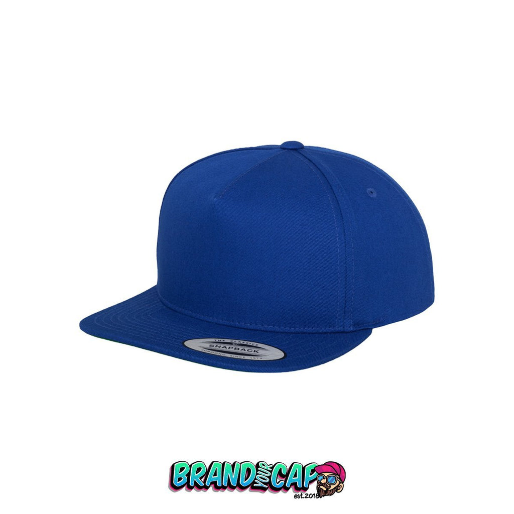 Classic 5 Panel Snapback - royal - BrandyourCap.de