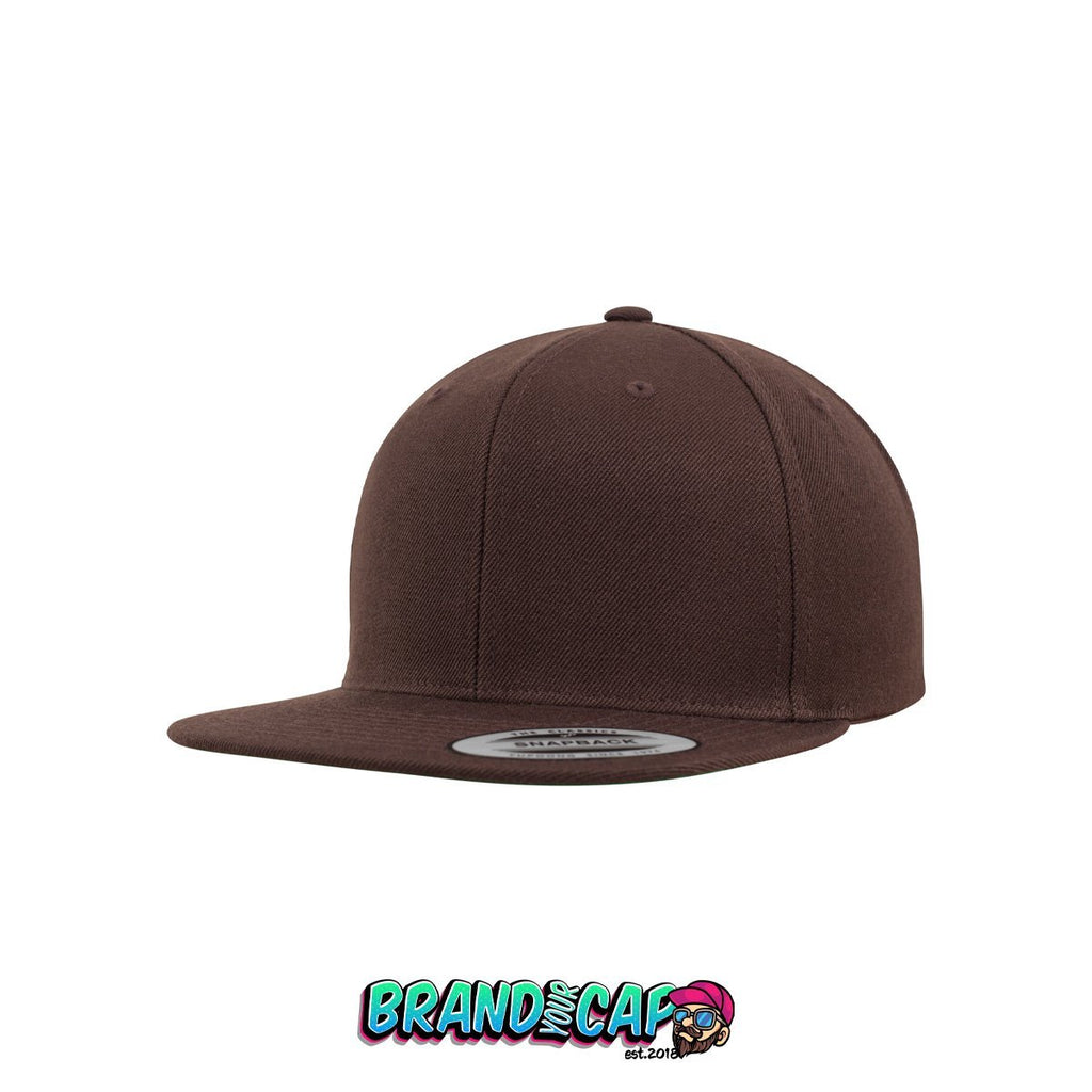 Classic 6 Panel Snapback - braun - BrandyourCap.de