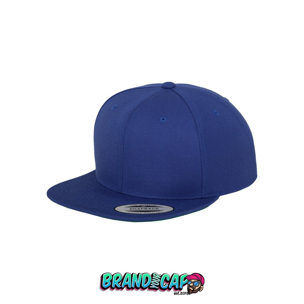 Classic 6 Panel Snapback - königsblau - BrandyourCap.de