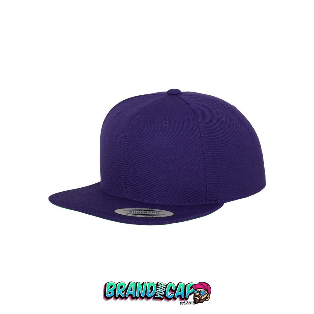 Classic 6 Panel Snapback - lila - BrandyourCap.de