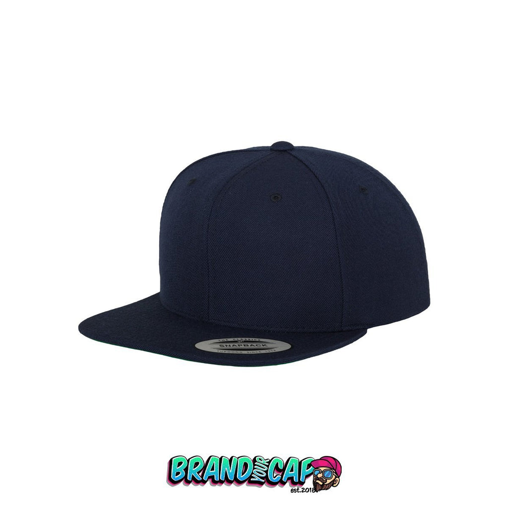 Classic 6 Panel Snapback - navy - BrandyourCap.de