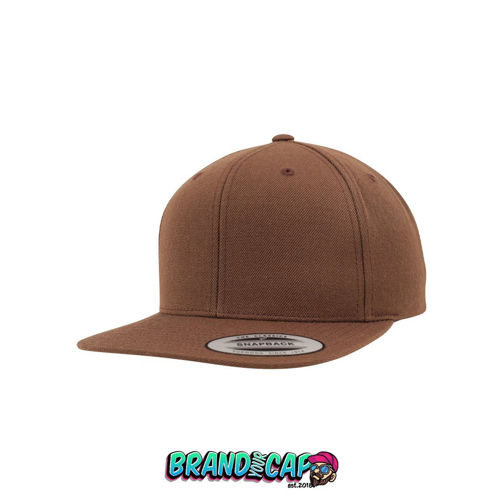 Classic 6 Panel Snapback - tan - BrandyourCap.de