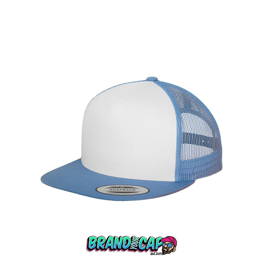 Classic Trucker - blau/weiß/blau - BrandyourCap.de