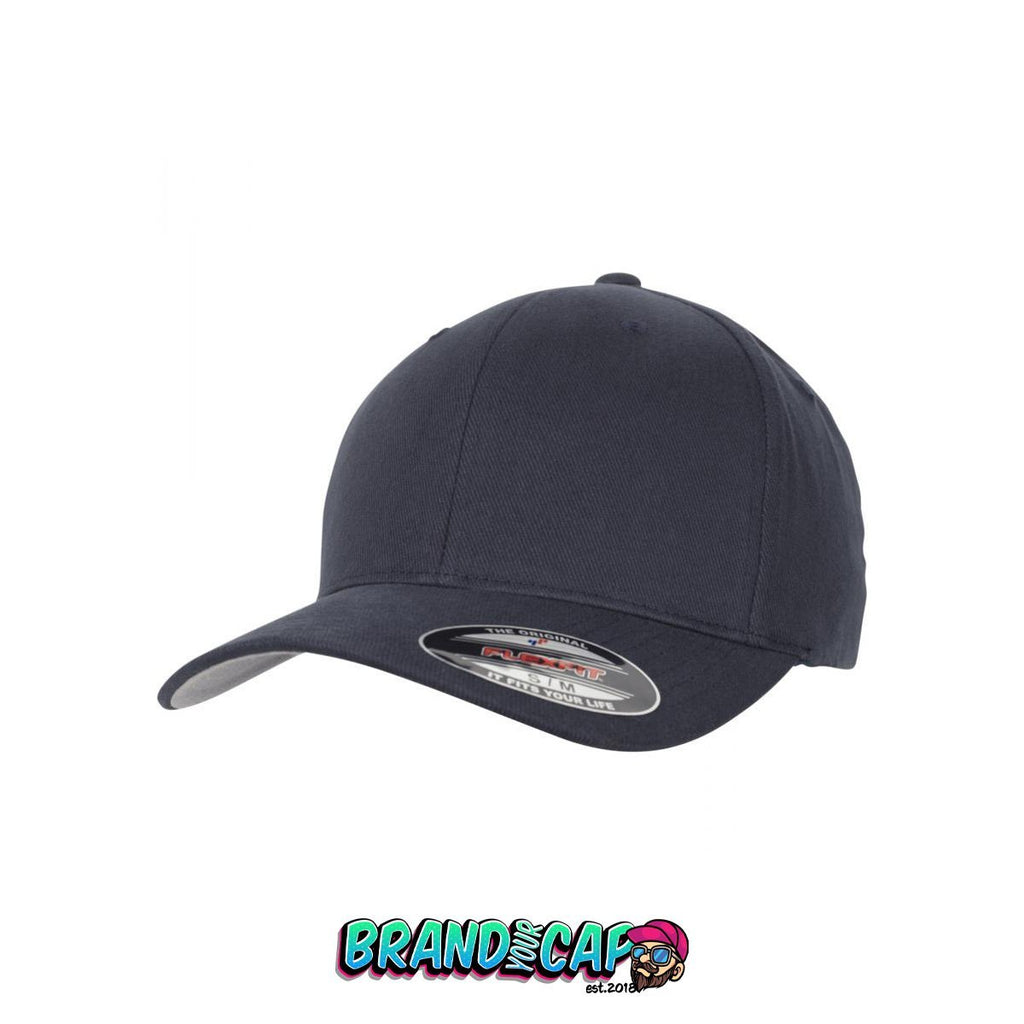 Flexfit Brushed Twill - navy - BrandyourCap.de