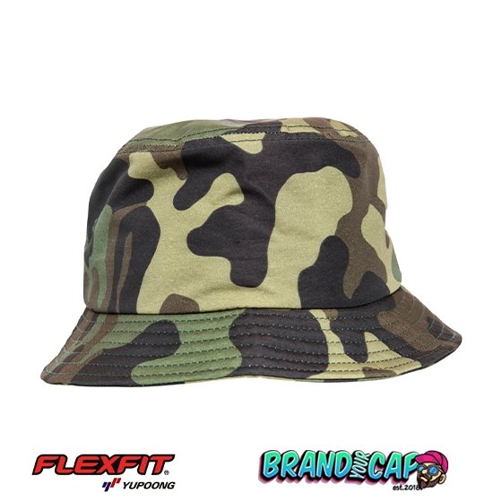 Flexfit Camo Bucket Hat - camo - BrandYourCap.de