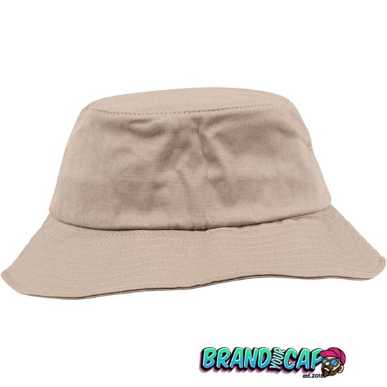 Flexfit Cotton Twill Bucket Hat - khaki - BrandYourCap.de