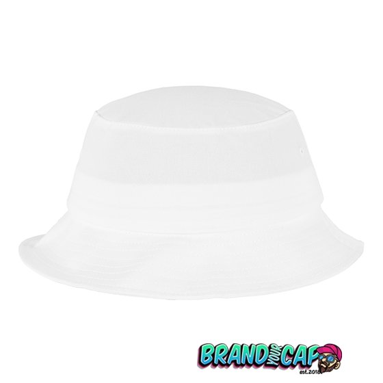 Flexfit Cotton Twill Bucket Hat - white - BrandYourCap.de