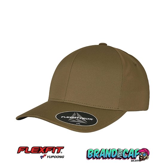 Flexfit Delta - olive - BrandYourCap.de