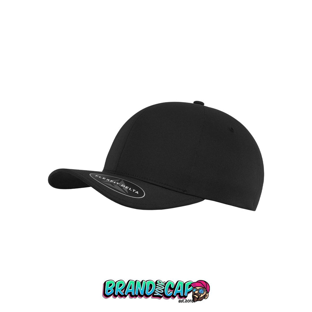 Flexfit Delta - schwarz - BrandyourCap.de