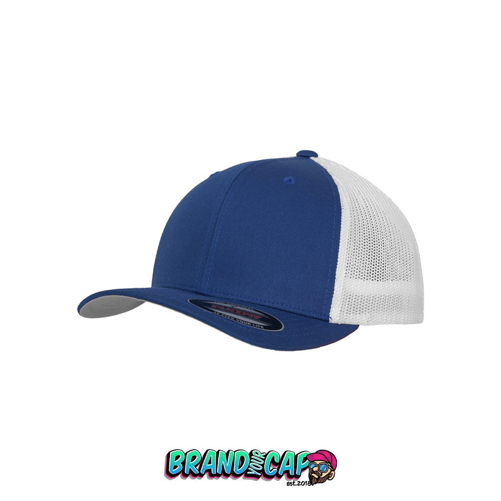Flexfit Mesh Trucker 2-Tone - royal/weiß - BrandyourCap.de