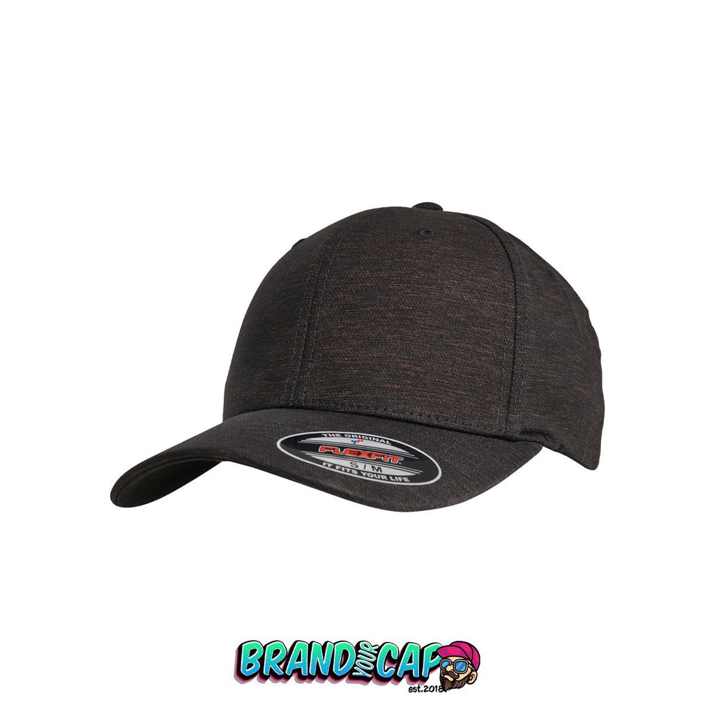 Flexfit Natural Melange - schwarz - BrandyourCap.de