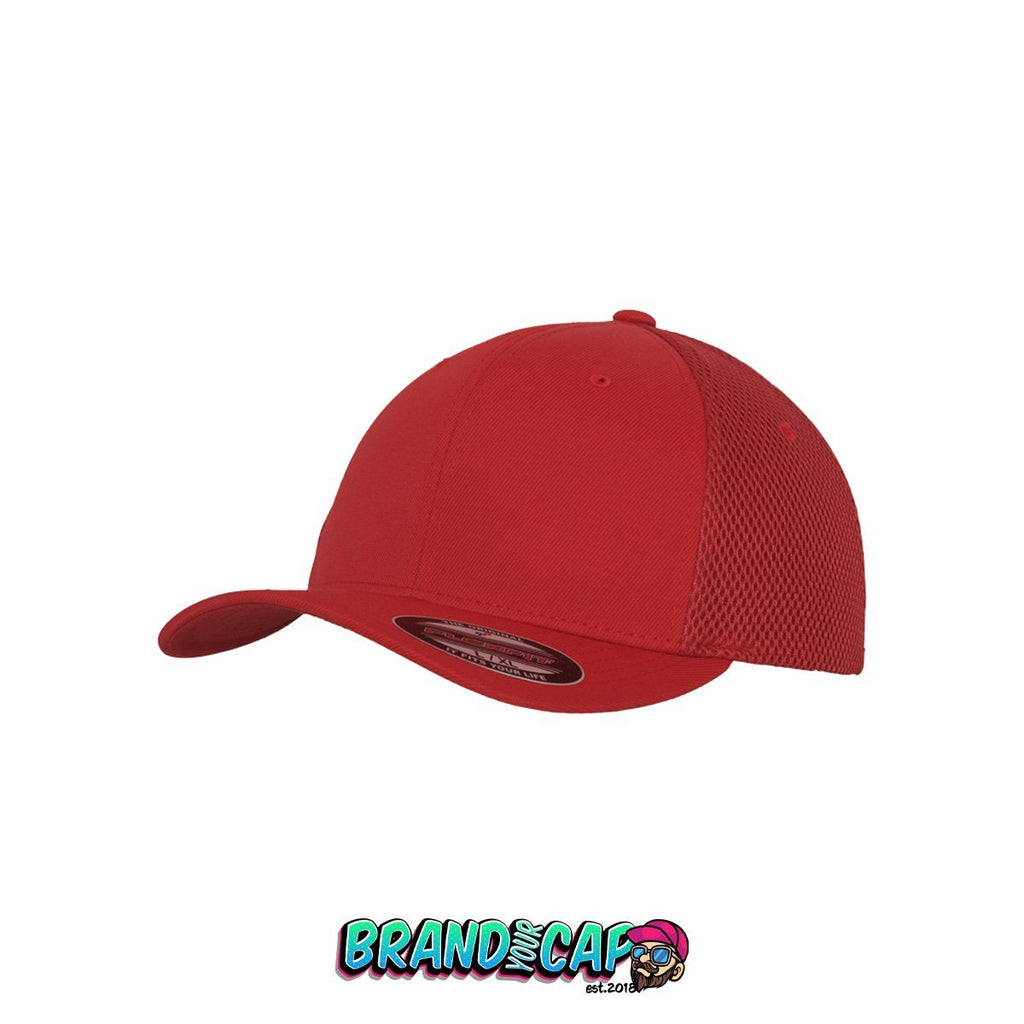 Flexfit Tactel Mesh - rot - BrandyourCap.de