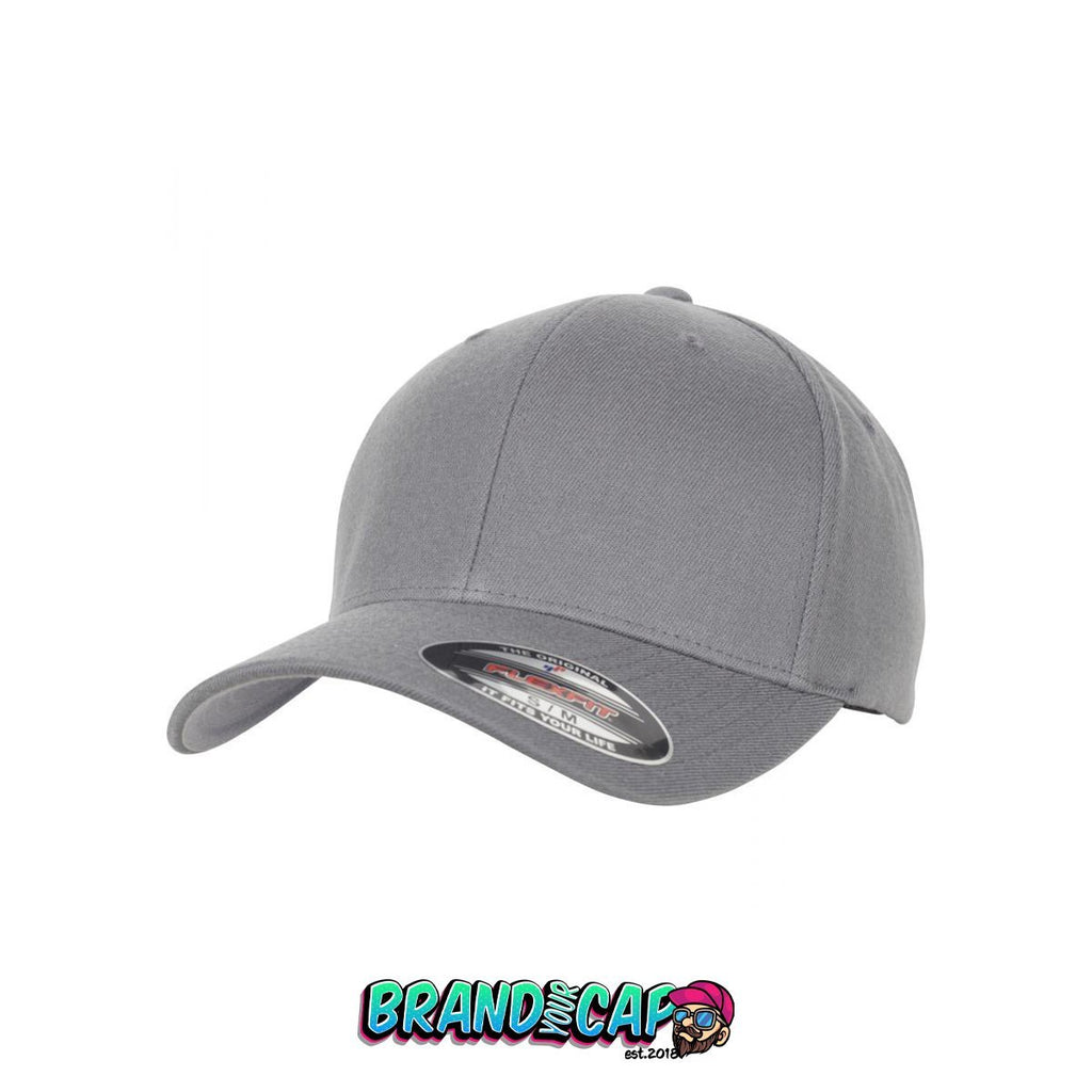 Flexfit Wool Blend - grau - BrandyourCap.de