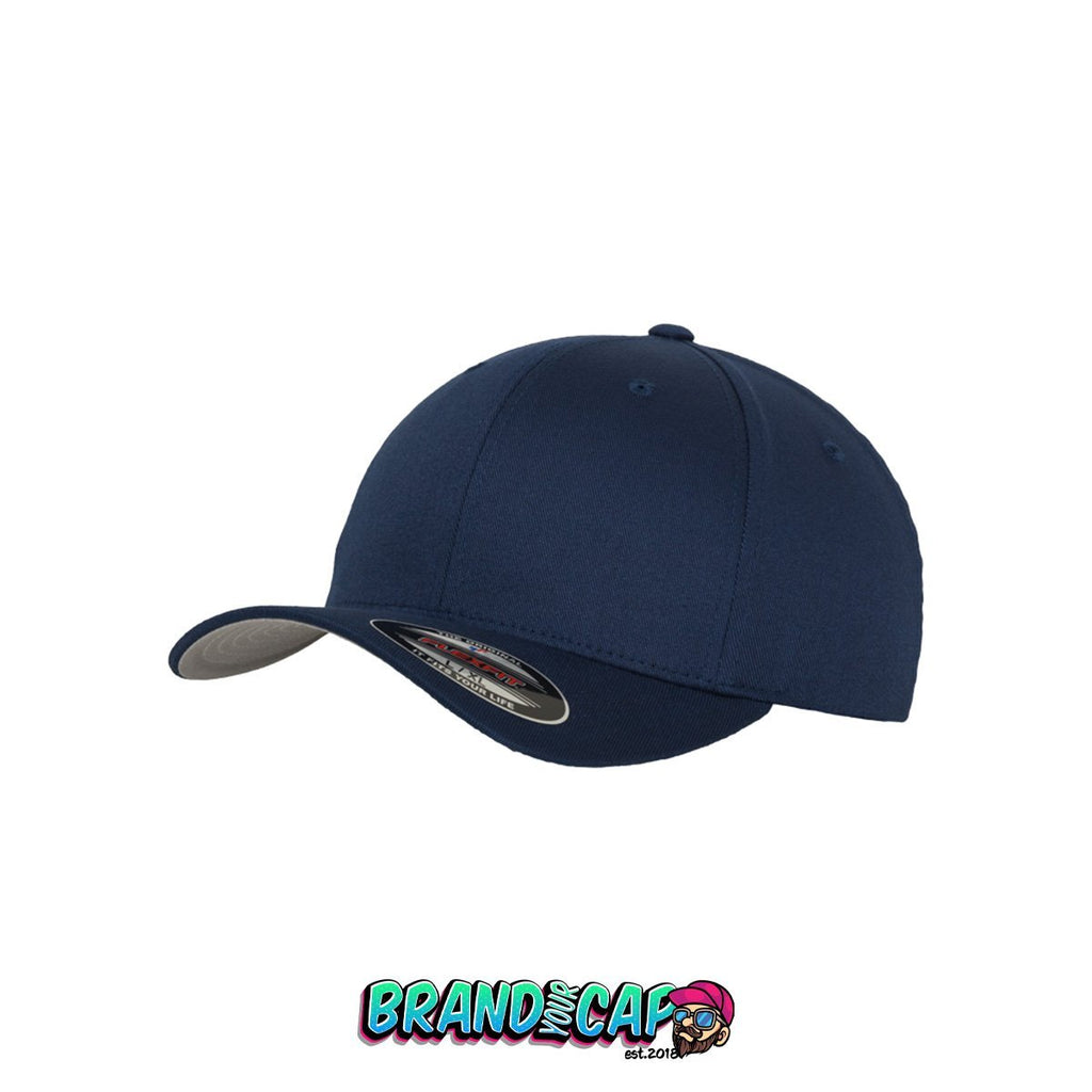 FlexFit Wooly Combed 6 Panel Cap - navy - BrandyourCap.de