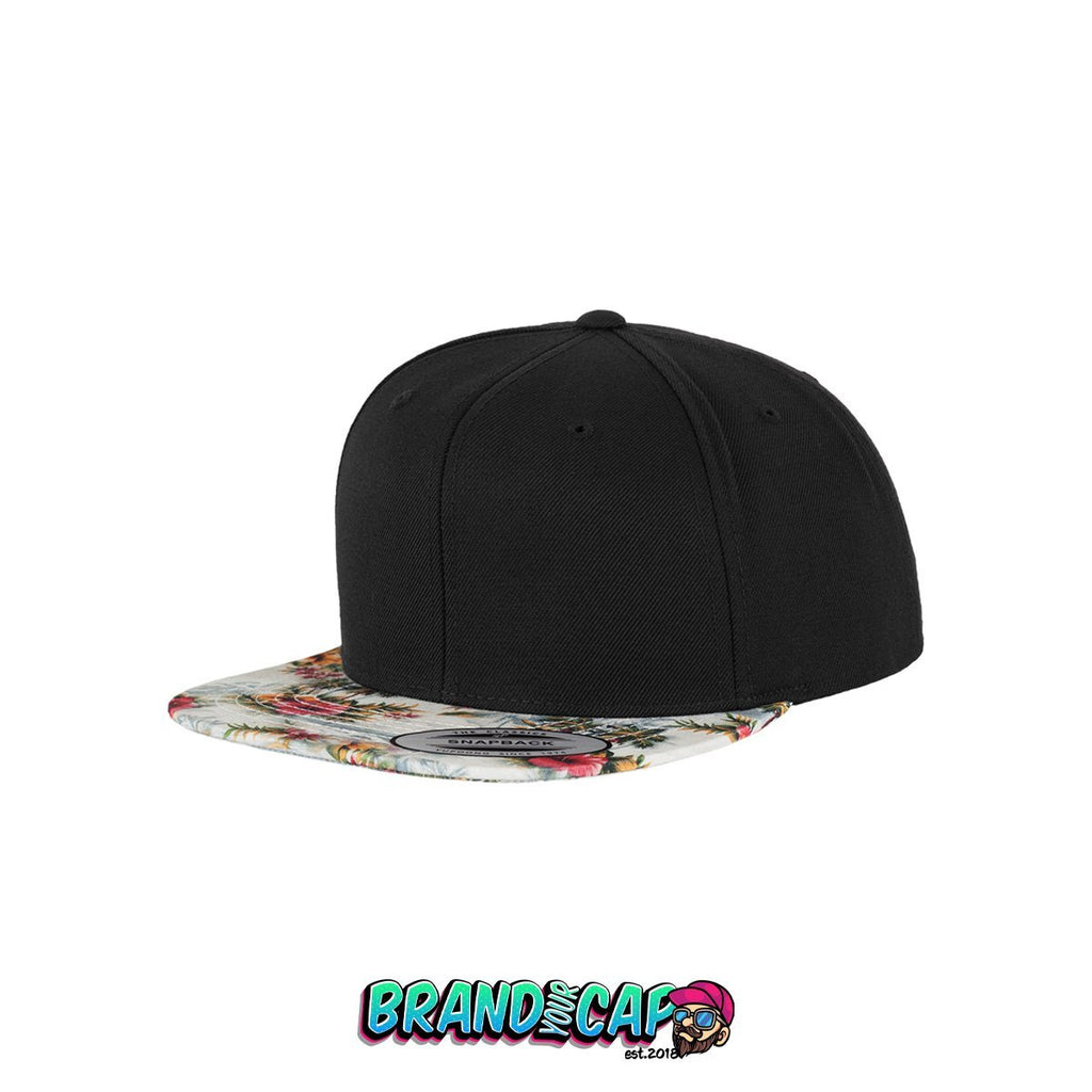 Floral Snapback- mint - BrandyourCap.de