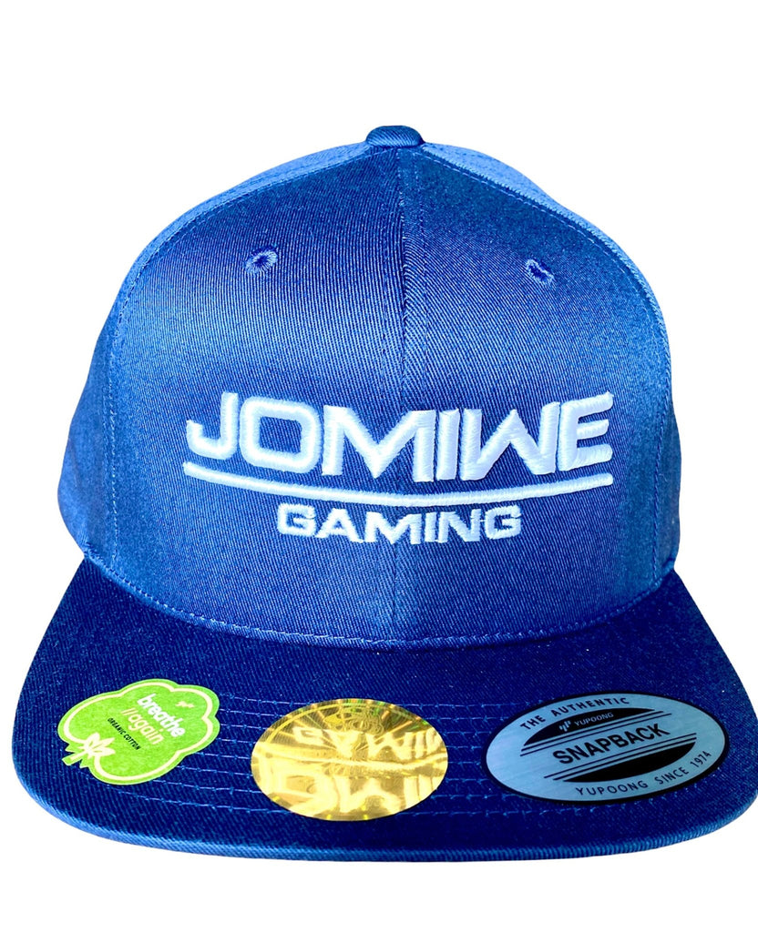 JOMIWE Gaming - Organic Cotton 6-Panel Snapback - navy - BrandYourCap.de