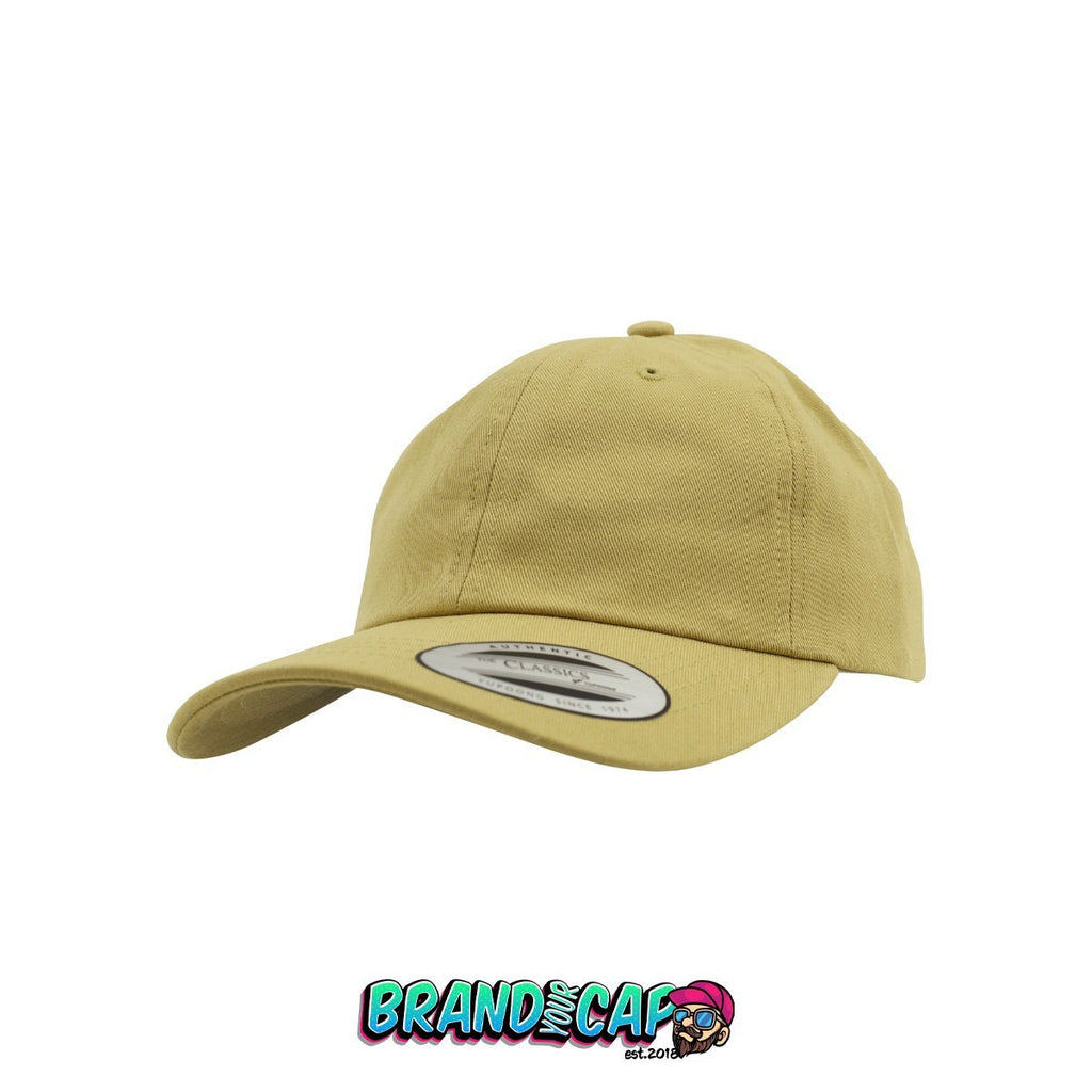 Low Profile Cotton Twill - curry - BrandyourCap.de